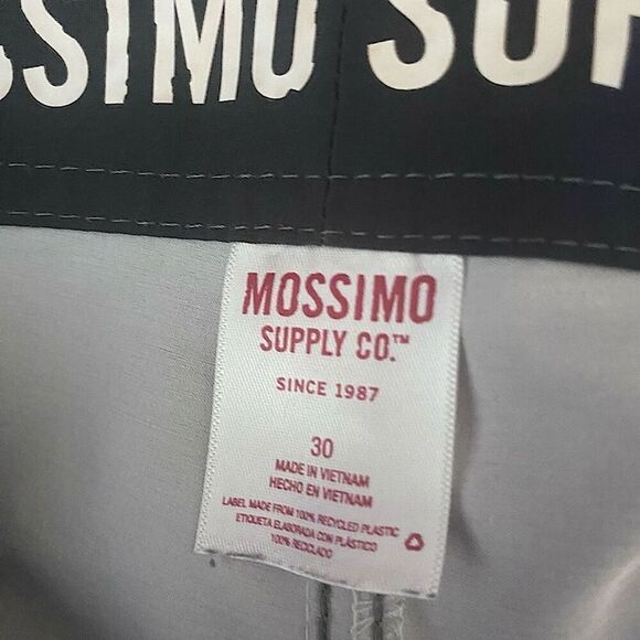 Mossimo Mens Size 30 Board Shorts Drawstring Swimming Bathing Suit Stripes - Picture 2 of 4